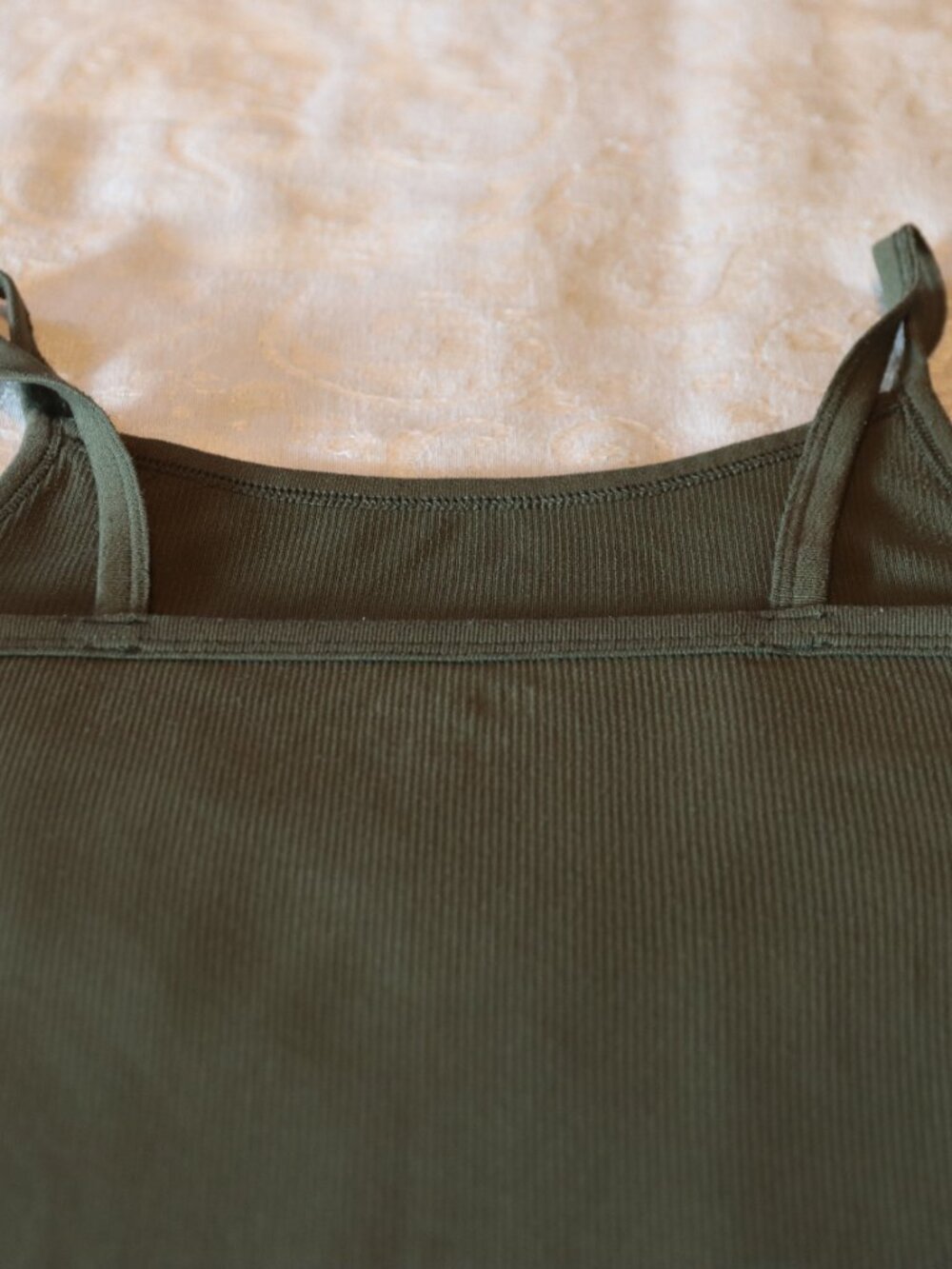No Boundaries Ribbed Tanks Set of 4 Light/Dark Green/Burgundy/Black Size Medium - Picture 9 of 14